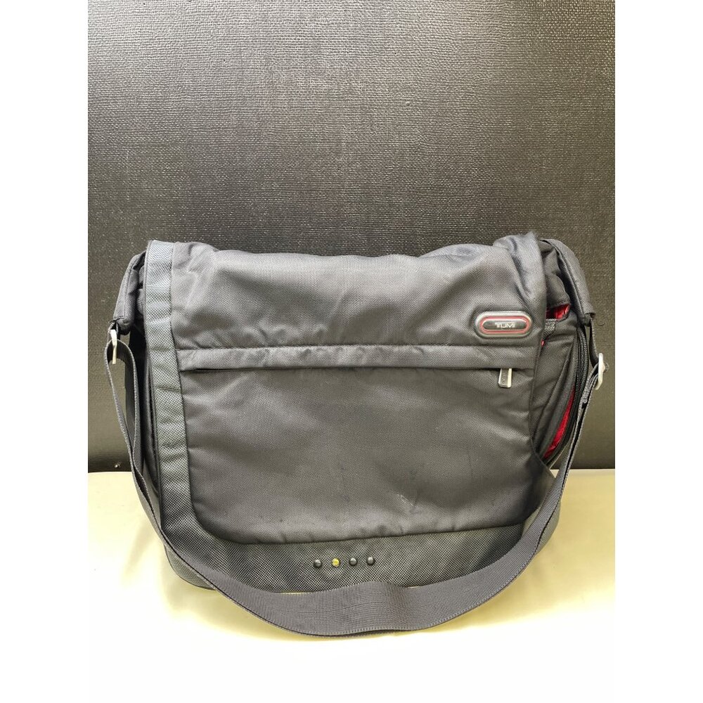 Tumi Unisex Cross Body Messenger Laptop Black Nylon Bag #51120 SKU 5852 - Picture 1 of 9
